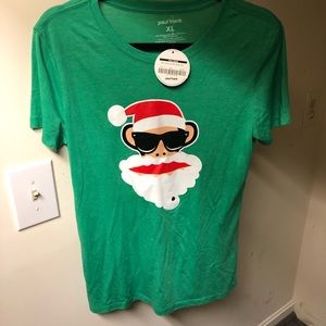 NWT Paul Frank Monkey Santa Tee